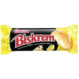 Ülker 94.5 gr Biskrem Limonlu ve Beyaz Çikolatalı Bisküvi