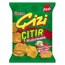 Ülker Çizi Çıtır Atıştırmalık Tulum Peynir&Köz Biber 40 G