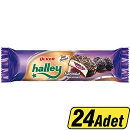 Ülker Halley Mini Karadut Dolgulu 74 gr Bisküvi