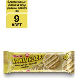 Ülker Hanımeller 138 gr Limonlu ve Beyaz Çikolatalı Bisküvi