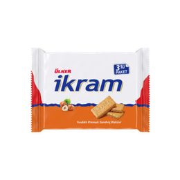 Ülker İkram Kremalı Fındıklı Bisküvi Multipack 3'lü 84 gr