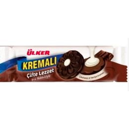 Ülker Kremalı Sandviç Bisküvi Çifte Lezzet Kakaolu 165 gr