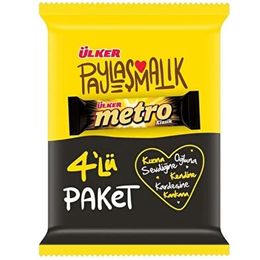 Ülker Metro 4'lü 144 gr Bar Çikolata