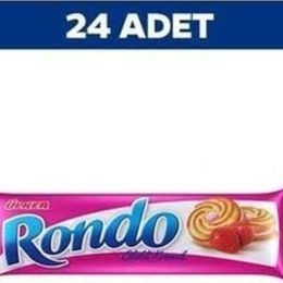 Ülker Rondo Kremalı Çilekli Bisküvi