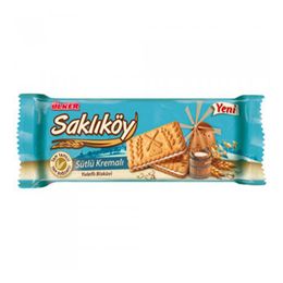 Ülker Saklıköy Bisküvi Sandviç Sütlü Kremalı 100 Gr
