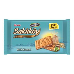 Ülker Saklıköy Sütlü Kremalı Bisküvi Mp 88 gr