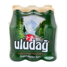 Uludağ 6x200 ml Doğal Maden Suyu