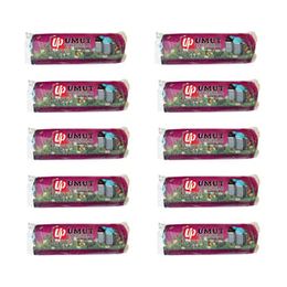 Umut 2 Kat Siyah 600 gr 80x110 cm 10 Adetlik 10 Rulo Endüstriyel Jumbo Çöp Poşeti