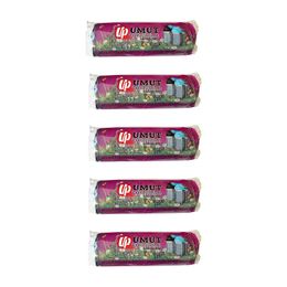 Umut 2 Kat Siyah 600 gr 80x110 cm 5 Adetlik Rulo Jumbo Çöp Torbası