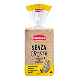 Unabella 500 gr Senza Crosta Tam Buğdaylı Çavdar Unlu Ekmek