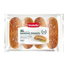 Unabella Uneli 4'lü 440 gr XL Sandviç Ekmeği