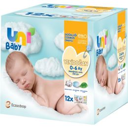 Uni Baby 12x40'lı Yenidoğan Islak Mendil