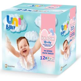 Uni Baby 12x52'li İlk Adım Islak Mendil