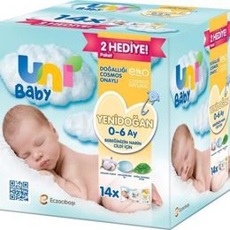 Uni Baby 14x40'lı Yenidoğan Islak Mendil