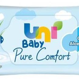 Uni Baby 18x90'lı Pure Comfort Organik Aloe Vera Özlü Islak Mendil
