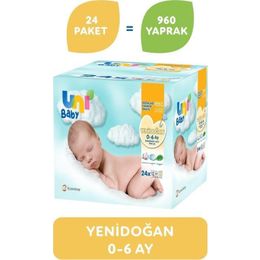 Uni Baby 24x40'lı Yenidoğan Islak Mendil