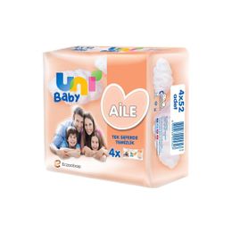 Uni Baby 4x52'li Aile Islak Havlu