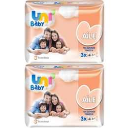 Uni Baby 6x52'li Aile Islak Havlu