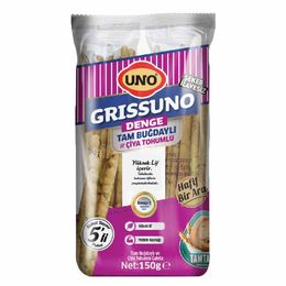Uno 150 gr Grissuno Denge Tam Buğdaylı ve Çiya Tohumlu Kraker