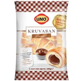 Uno 8x240 gr Çikolata Kremalı Kruvasan