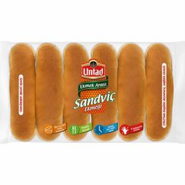 Untad 6x65 gr Sandviç Ekmeği