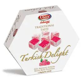Usaş 350 gr Gül Aromalı Lokum