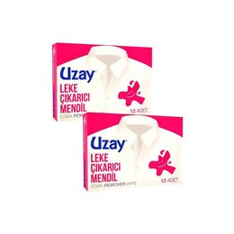 Uzay 2x12'li Leke Çıkarıcı Mendil