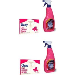 Uzay Leke Çıkarıcı Sprey 2x500 ml + 2x12'li Leke Çıkartıcı Mendil