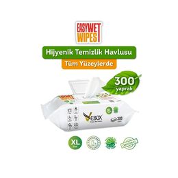 Vebox 300 Yaprak Easy Wet Wipes Yüzey Temizleme Havlusu