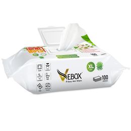 Vebox 8x100'lü Easy Wet Wipes Yuzey Temizleme Havlusu