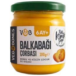 Veg&Bones 190 gr Kemik Sulu Balkabağı Çorbası