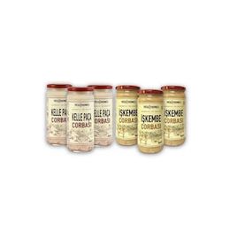 Veg&Bones 3 İşkembe Ve 3 Kelle Paça Çorbası 6 Adet Hazır Çorba Paketi