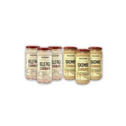 Veg&Bones 3 İşkembe Ve 3 Kelle Paça Çorbası 6 Adet Hazır Çorba Paketi