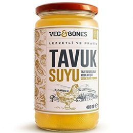Veg&Bones 480 ml Kavanoz Tavuk Suyu
