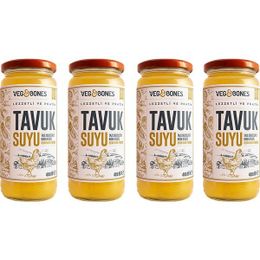 Veg&Bones 4x480 ml Tavuk Suyu