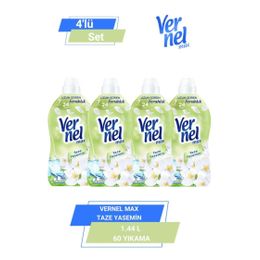Vernel 4x1.44 lt Max Taze Yasemin Kokulu Yumuşatıcı