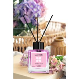 Viaderma 100 ml Kare Şişe BubbleGum Esansı Bambu Çubuklu Oda Kokusu