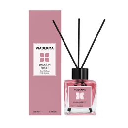 Viaderma 100 ml Kare Şişe Çarkıfelek Esansı Bambu Çubuklu Oda Kokusu