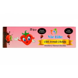 Vie Life 25 gr Proteini Azaltılmış Çilek Aromalı Çikolata