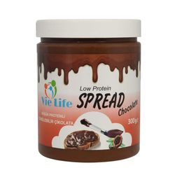 Vie Life 300 gr Glutensiz Düşük Proteinli Düşük Proteinli Sürülebilir Çikolata