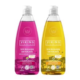 Viking 2x750 ml Premium Orman Meyveleri Nergis-Bergamot Bulaşık Deterjanı