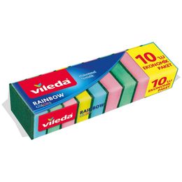 Vileda 10'lu Rainbow Bulaşık Süngeri