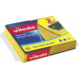 Vileda 1+1'li 3 Adet Klasik Yeşil Düz Sünger