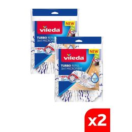 Vileda 2 Paket Turbo 3in1 Extra Pedli Mikrofiber Yedek Paspas