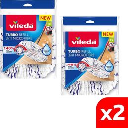 Vileda 2 Paket Turbo 3in1 Extra Pedli Mikrofiber Yedek Paspas