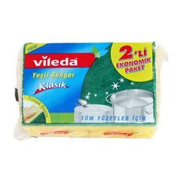 Vileda 2'li Klasik Bulaşık Süngeri