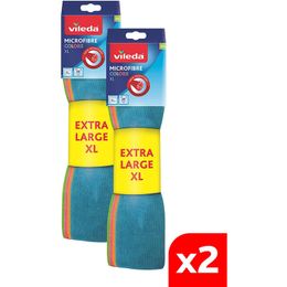 Vileda 2x4'lü 36x34 cm Mikrofiber Colors XL Temizlik Bezi