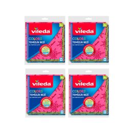 Vileda 2x4'lü Colors Renkli Mutfak Bezi