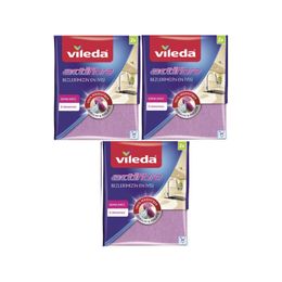 Vileda 3x2'li Actifibre Soft Universal Mikrofiber Bez