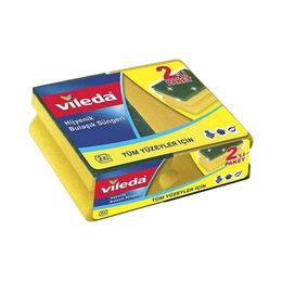 Vileda Hijyenik Oluklu 12x2 Adet Bulaşık Süngeri